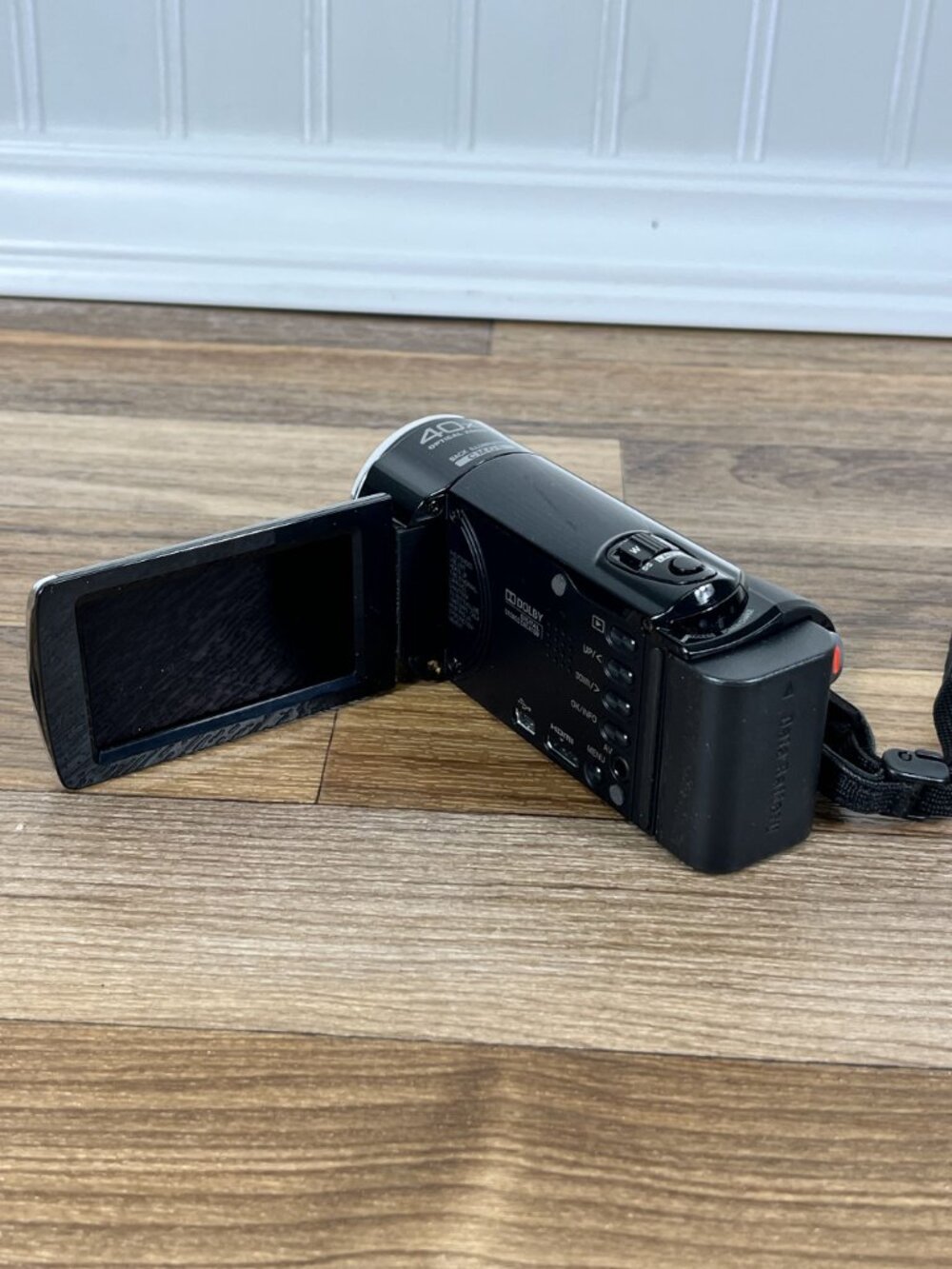 JVC Everio HD Camcorder GZ-HM35BU With Battery No Charger - Picture 6 of 10